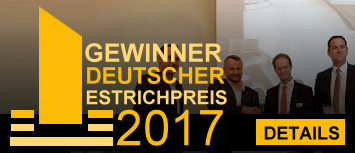 Gewinner des Deutschen Estrichpreises 2017